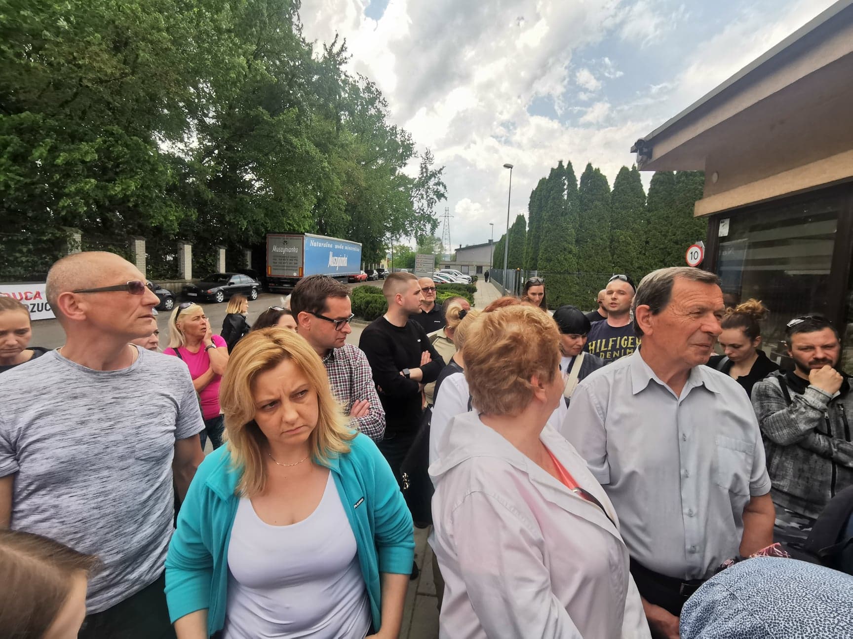 Nowy Sącz protest pod OSM