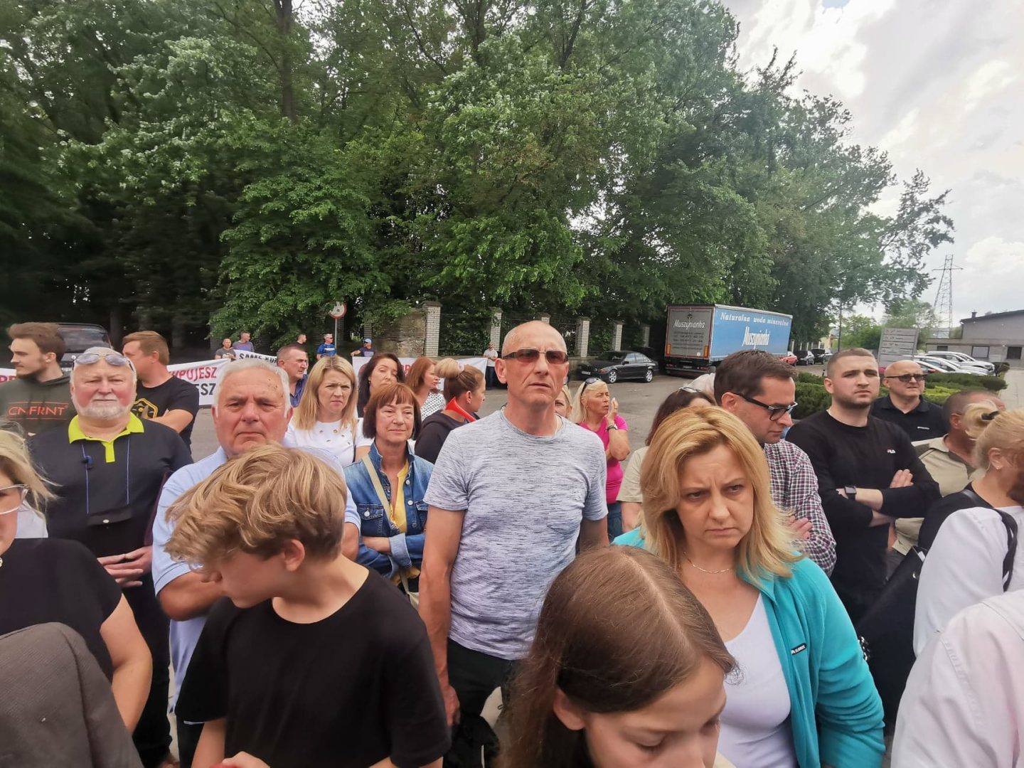 Nowy Sącz protest pod OSM