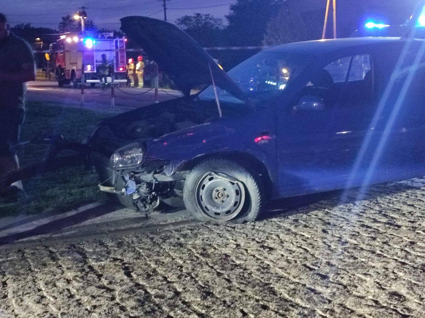 Chełmiec, nie żyją dwie osoby, wypadek na motocyklu