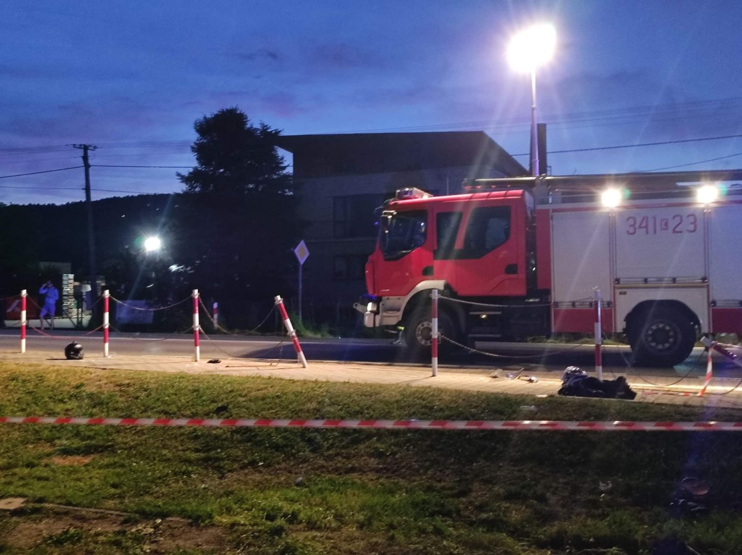 Chełmiec, nie żyją dwie osoby, wypadek na motocyklu