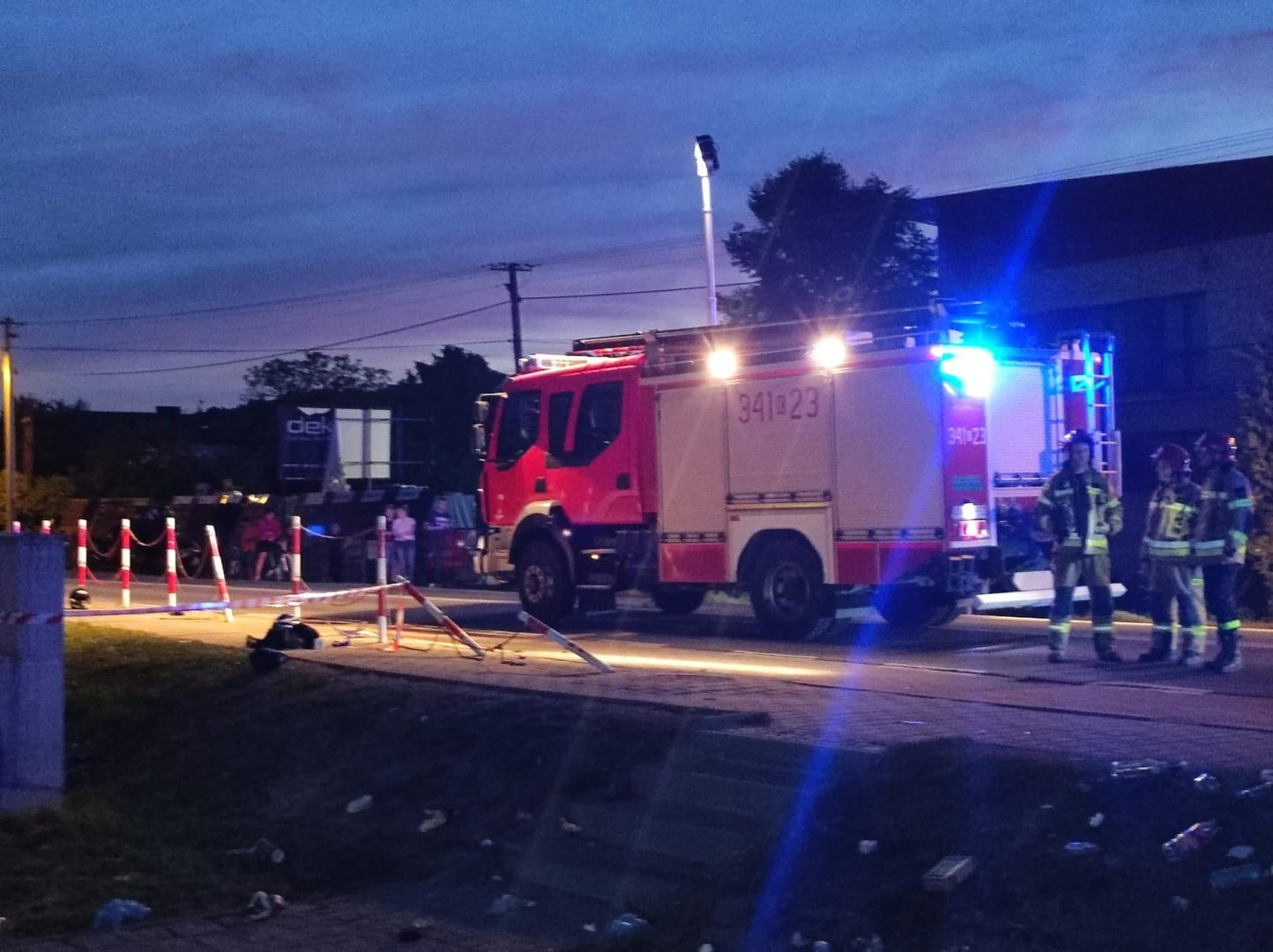 Chełmiec, nie żyją dwie osoby, wypadek na motocyklu