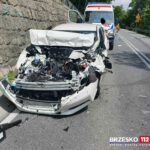 Wytrzyszczka, wypadek, droga zablokowana