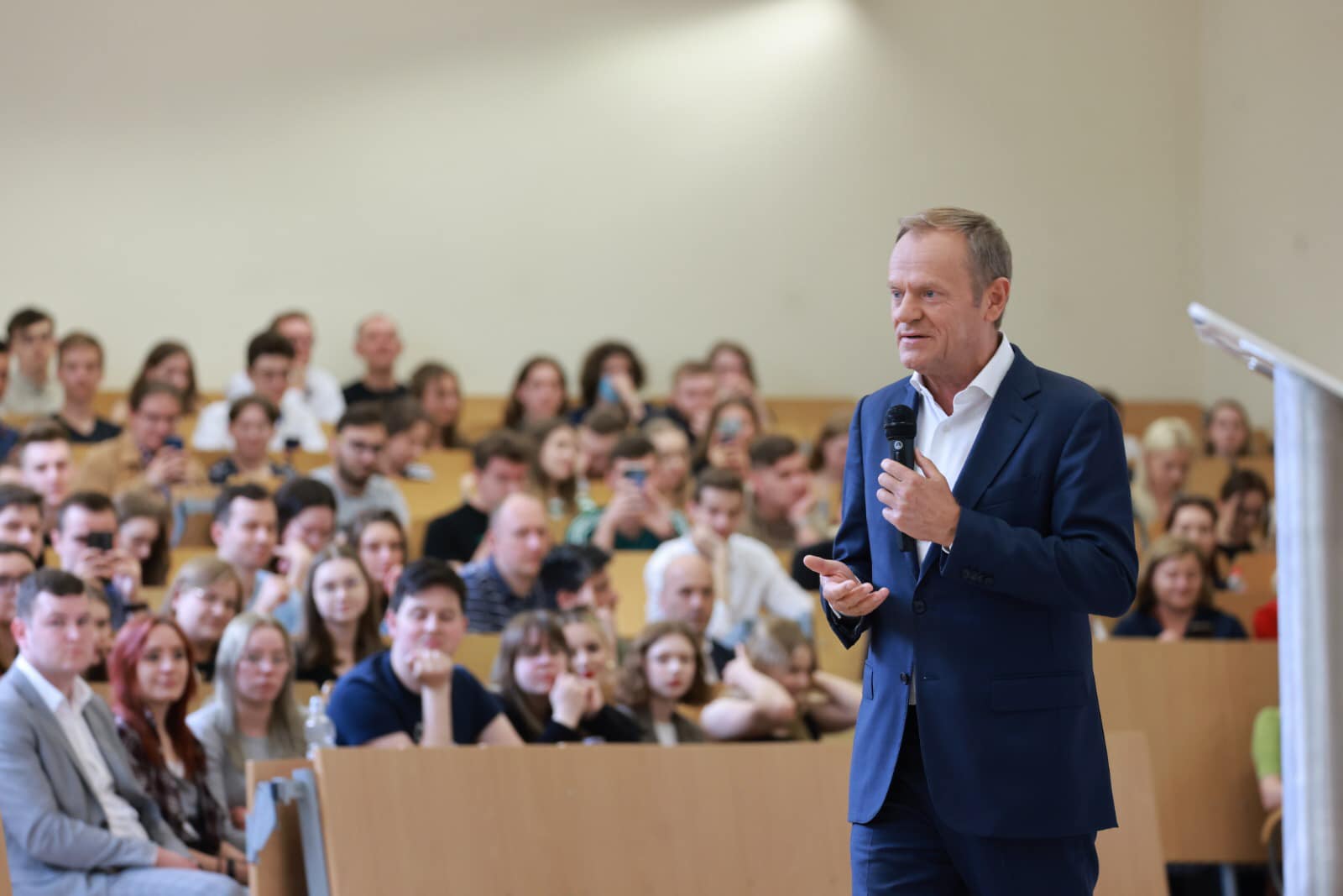 Donald Tusk, Gołkowice Górne, meet up Nowa Generacja Platformy Obywatelskiej