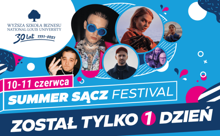 Niespełna doba została do SUMMER SĄCZ FESTIVAL w WSB-NLU!
