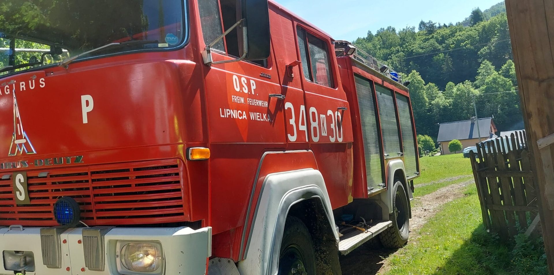 wypadek ciągnika Bukowiec