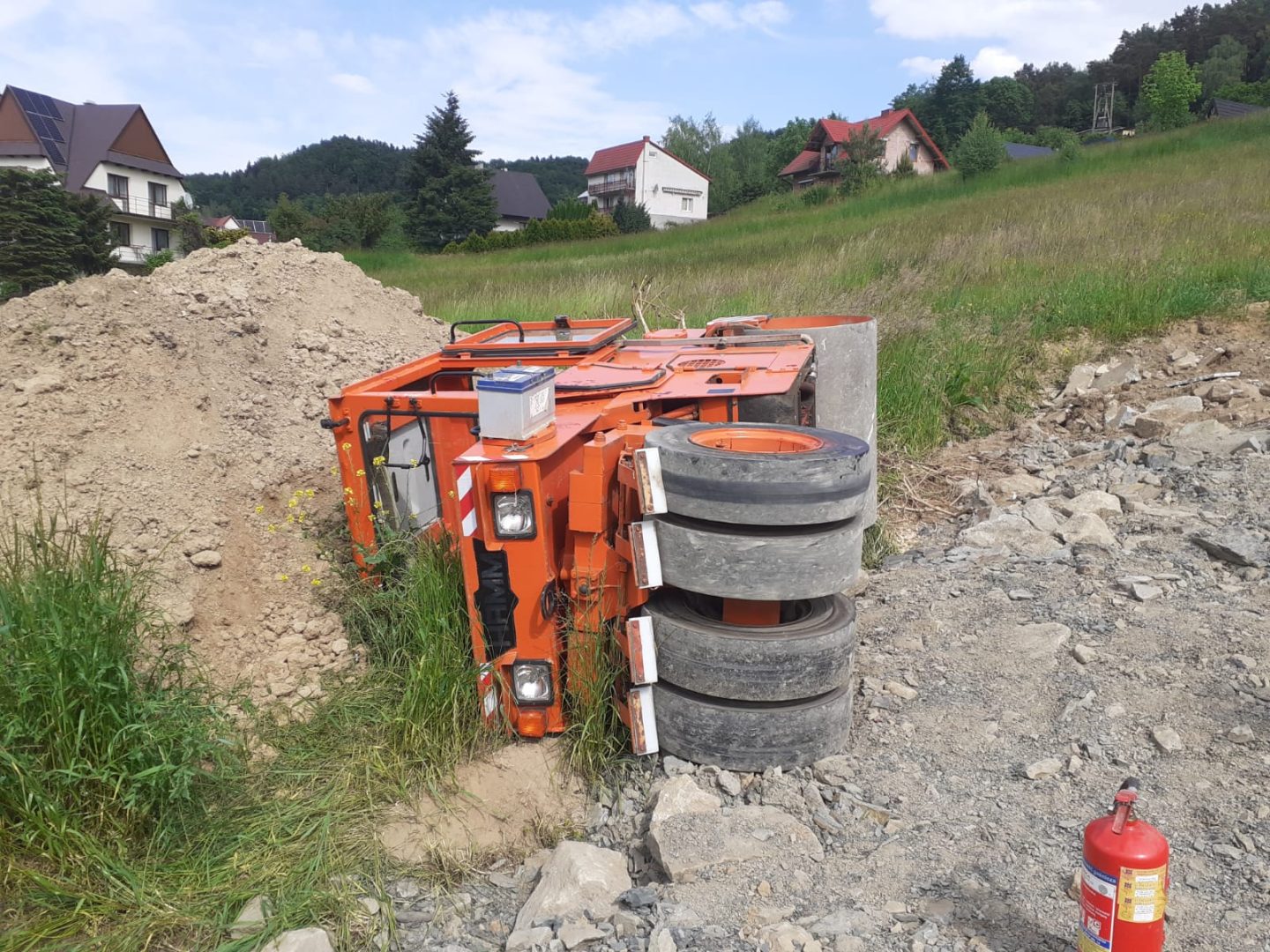 Gródek nad Dunajcem, wywrotka walca