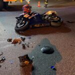 Chełmiec, zderzenie osobówki i motocykla