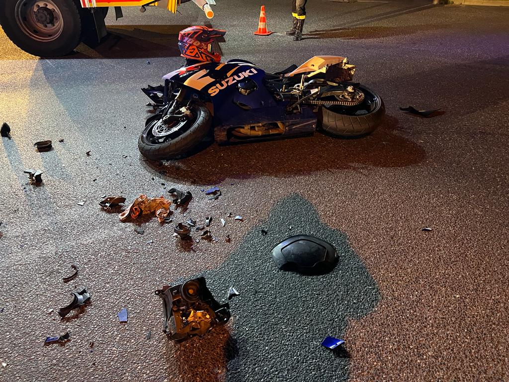 Chełmiec, zderzenie osobówki i motocykla