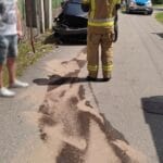 Rytro, zderzenie samochodu z pociągiem