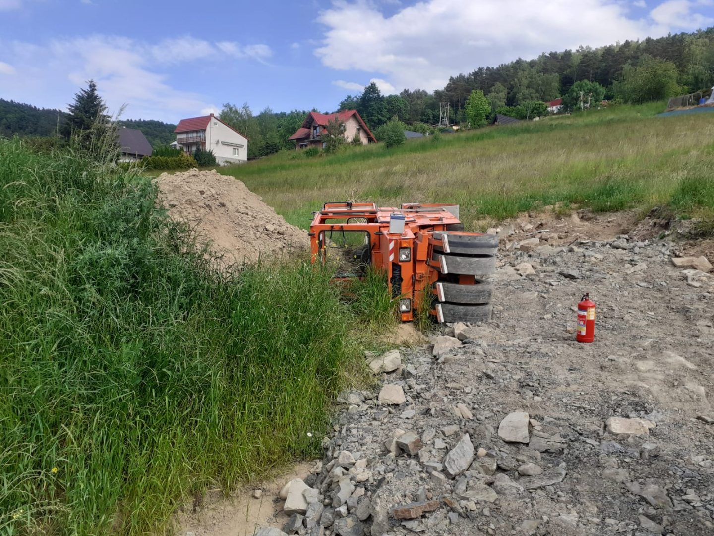 Gródek nad Dunajcem, wywrotka walca
