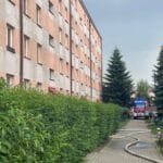 Żywiecka, pożar w łazience