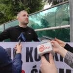 Nowy Sącz protest pod OSM