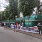 Nowy Sącz protest pod OSM