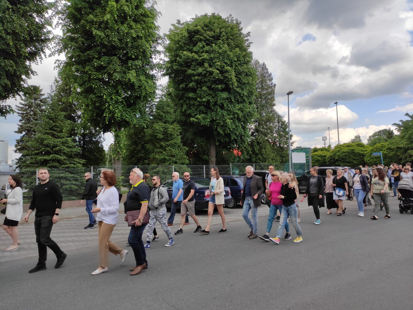 Nowy Sącz protest pod OSM