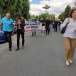 Nowy Sącz protest pod OSM