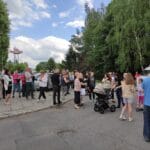 Nowy Sącz protest pod OSM