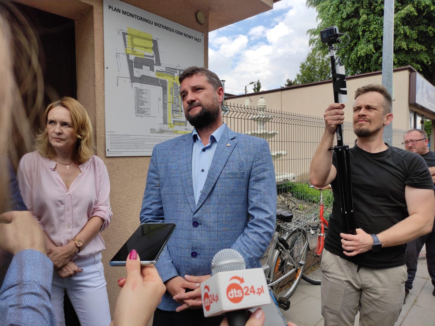 Nowy Sącz protest pod OSM