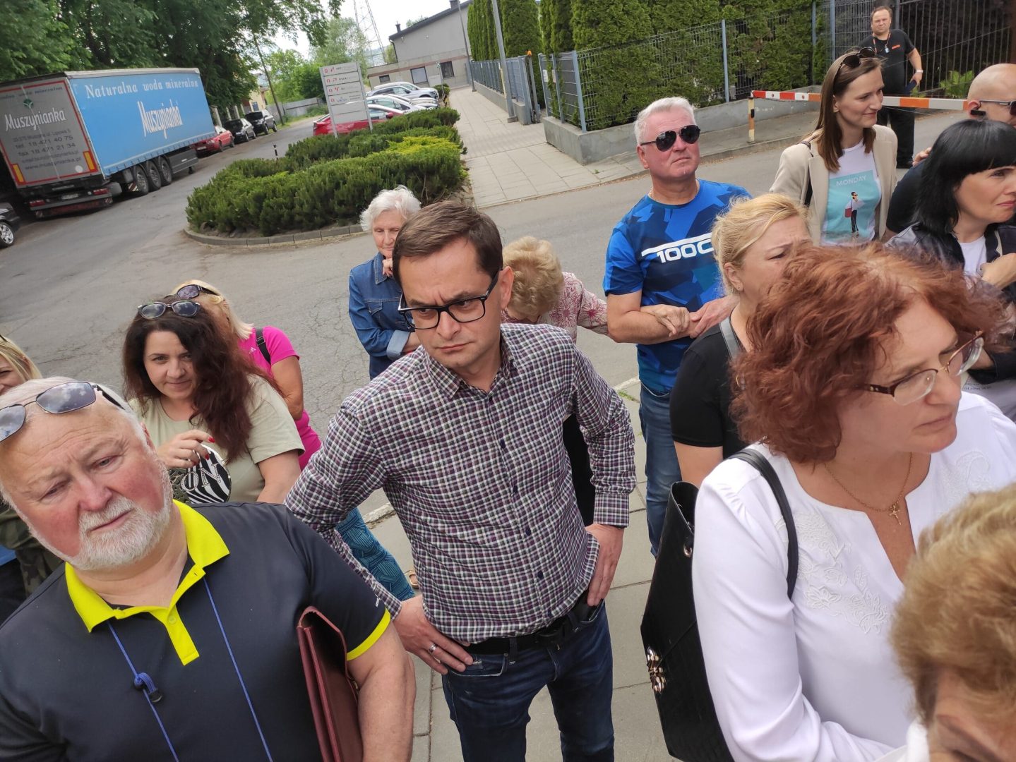 Nowy Sącz protest pod OSM