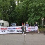 Nowy Sącz protest pod OSM
