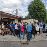 Nowy Sącz protest pod OSM
