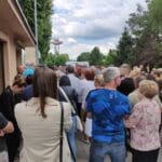 Nowy Sącz protest pod OSM