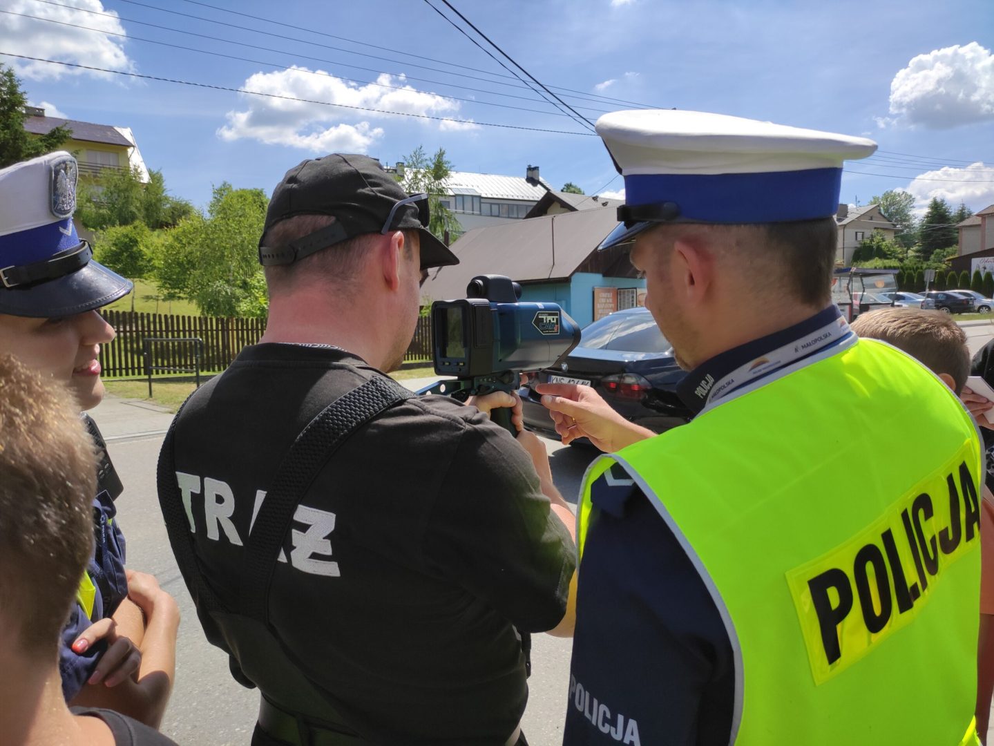 Korzenna, spotkanie MDP z policjantami
