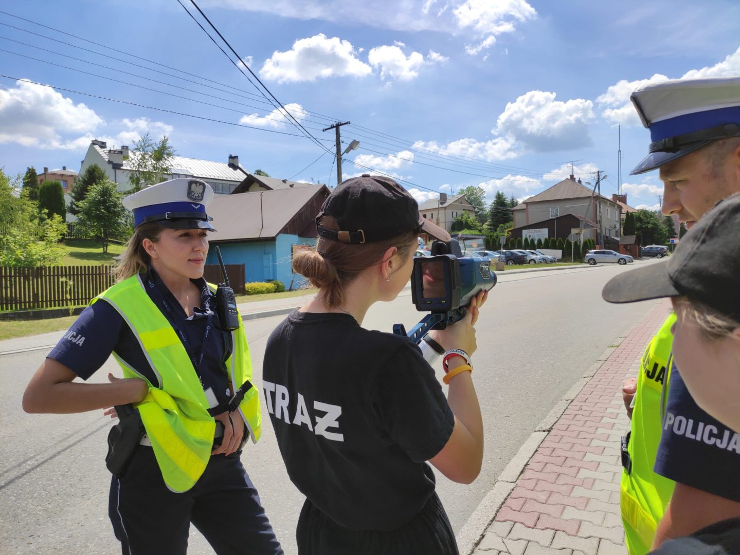 Korzenna, spotkanie MDP z policjantami