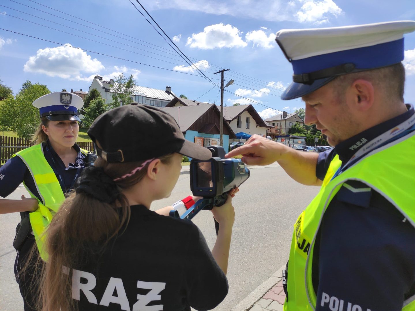 Korzenna, spotkanie MDP z policjantami