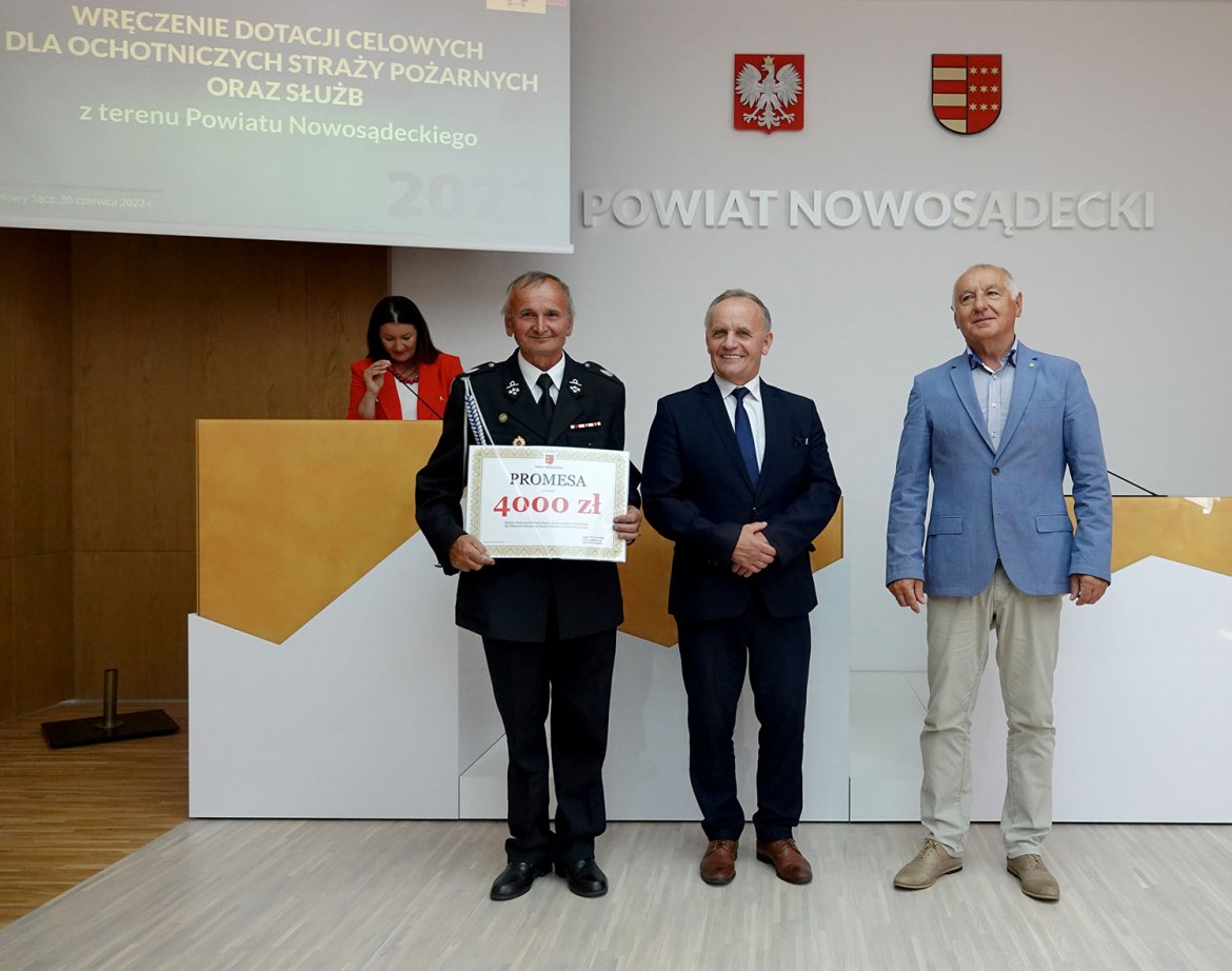 promesy dla ochotniczych straży pożarnych i służb