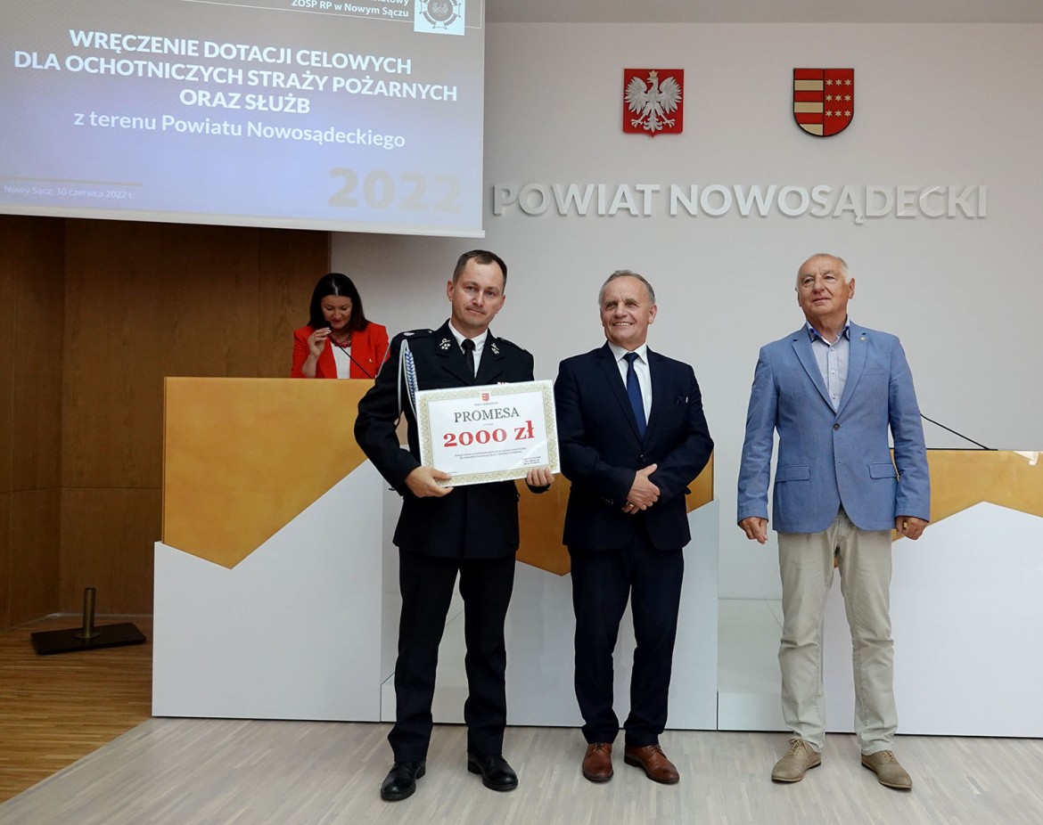 promesy dla ochotniczych straży pożarnych i służb