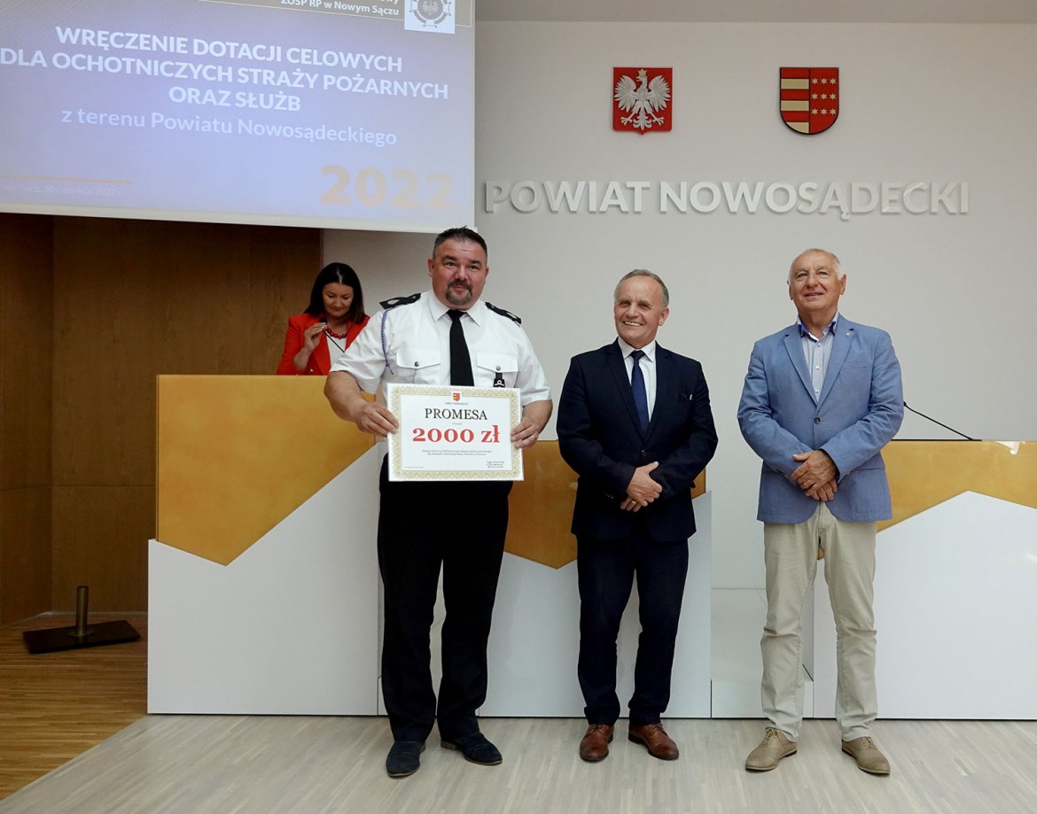 promesy dla ochotniczych straży pożarnych i służb