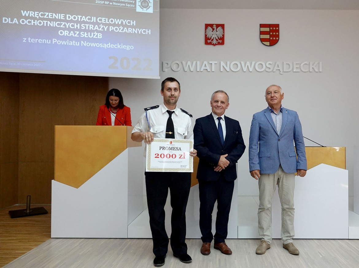 promesy dla ochotniczych straży pożarnych i służb
