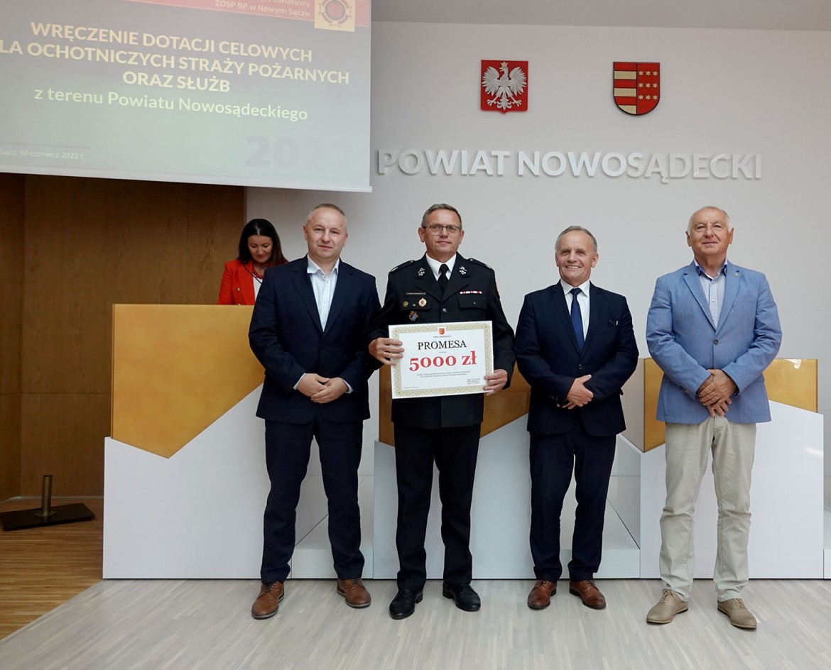 promesy dla ochotniczych straży pożarnych i służb