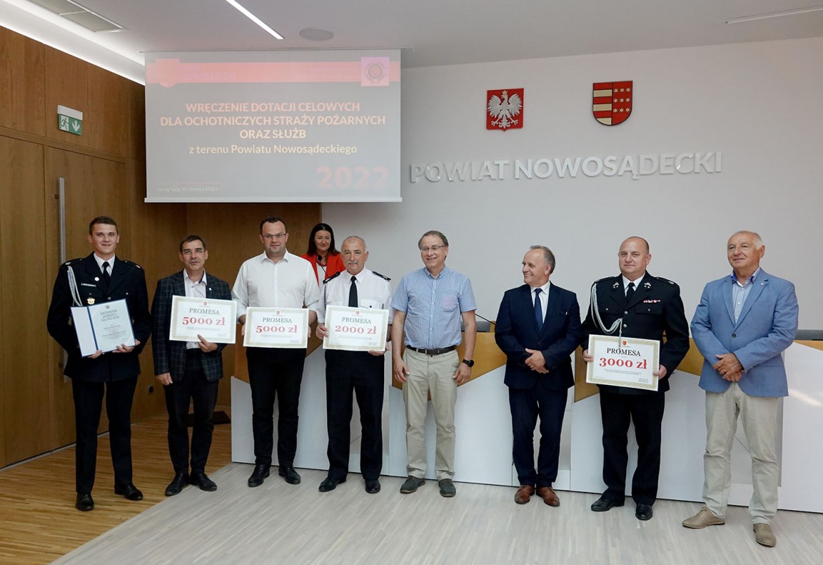 promesy dla ochotniczych straży pożarnych i służb