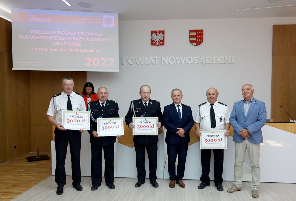 promesy dla ochotniczych straży pożarnych i służb