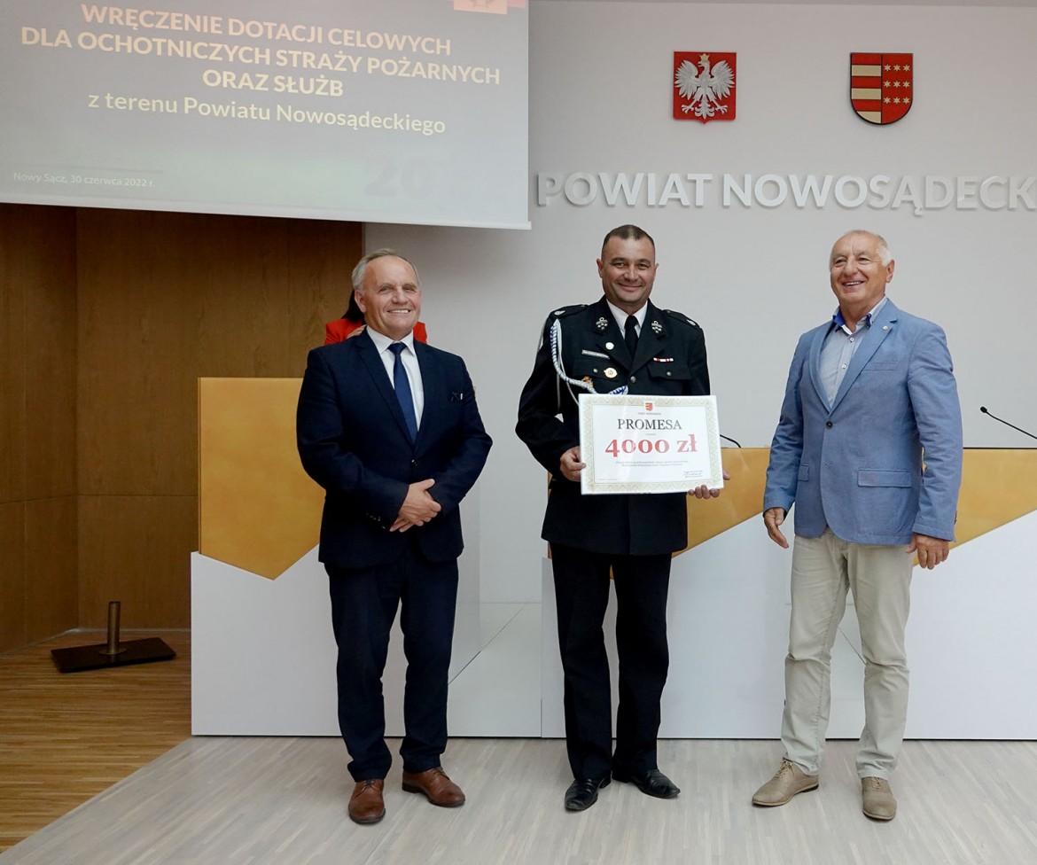 promesy dla ochotniczych straży pożarnych i służb