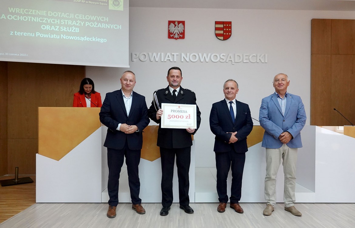 promesy dla ochotniczych straży pożarnych i służb