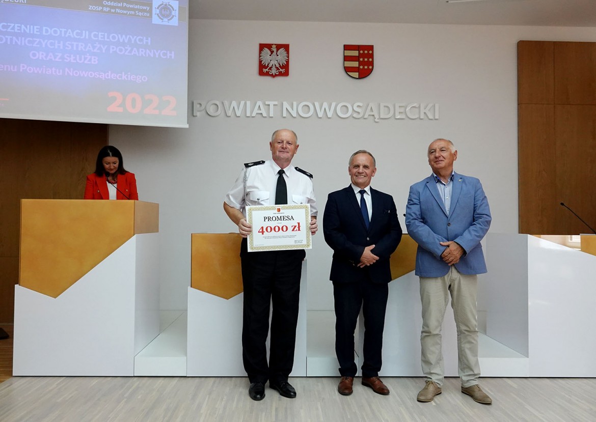promesy dla ochotniczych straży pożarnych i służb
