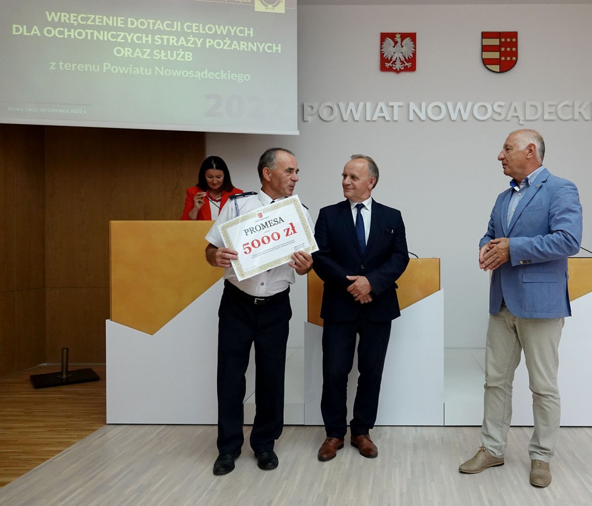 promesy dla ochotniczych straży pożarnych i służb