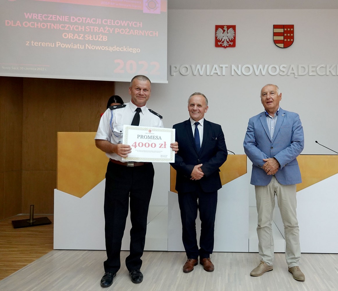 promesy dla ochotniczych straży pożarnych i służb