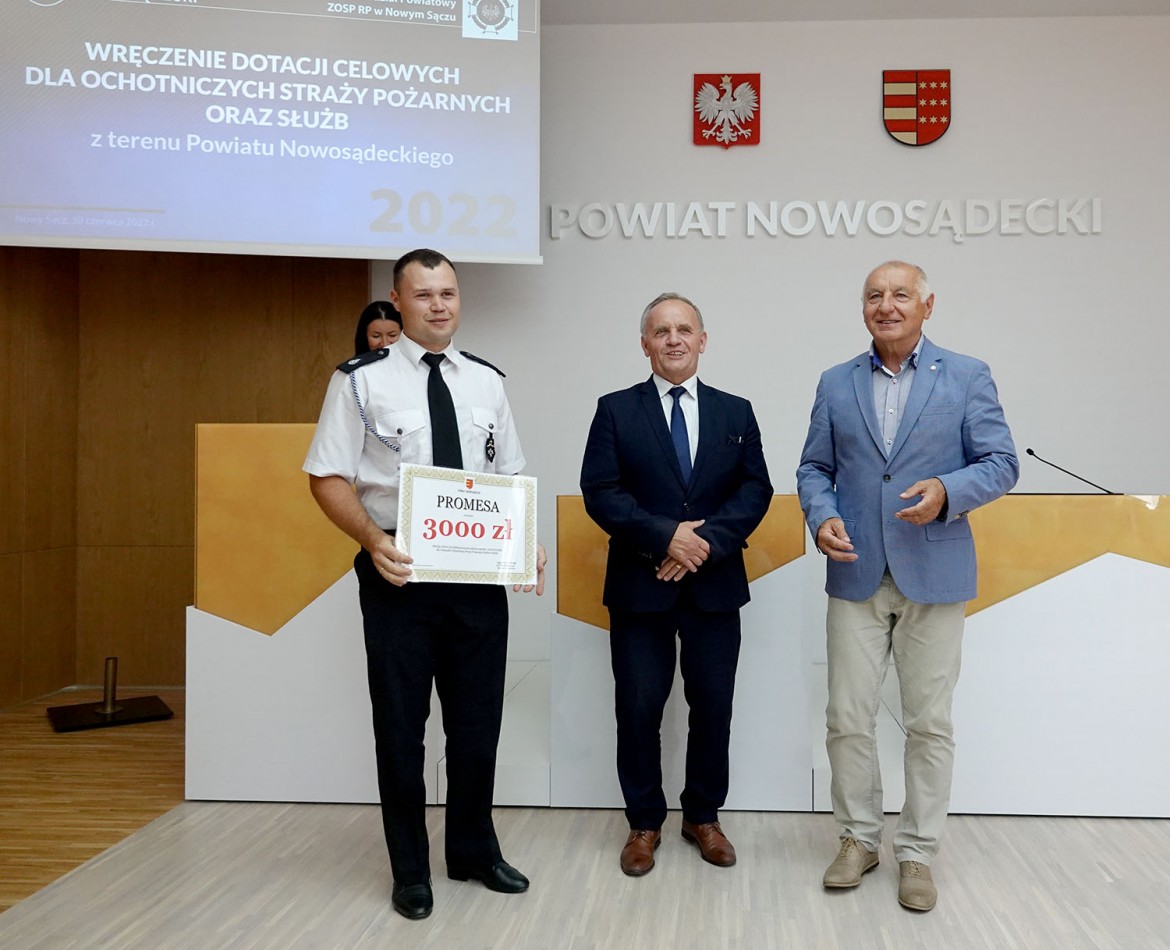 promesy dla ochotniczych straży pożarnych i służb