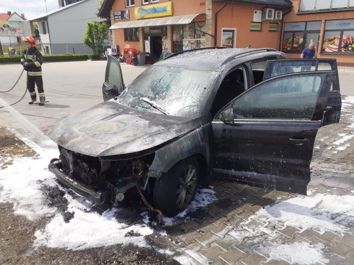 Świniarsko pożar samochodu