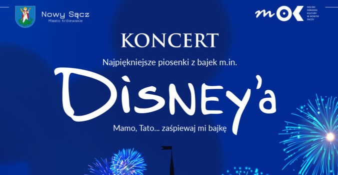 Koncert piosenek z bajek Disney’a i nie tylko. MOK zaprasza!