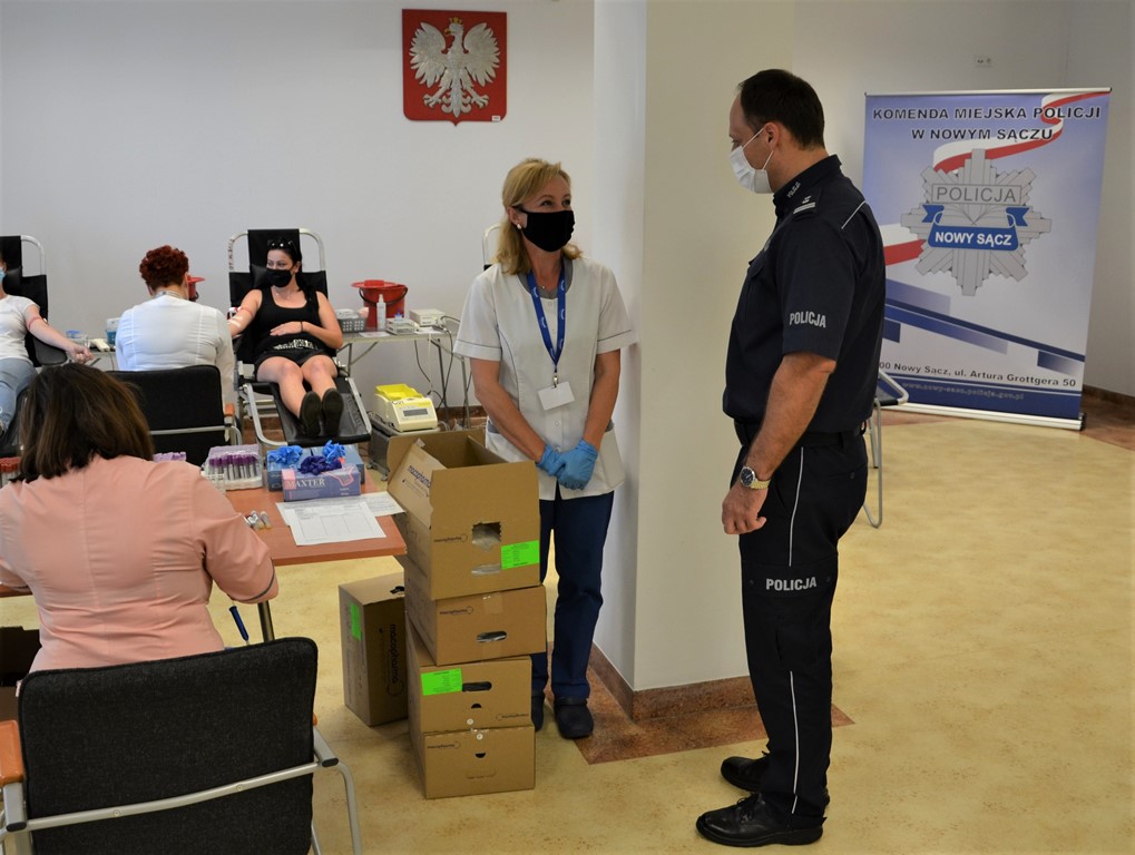103 litry krwi na 103. rocznicę powstania Policji