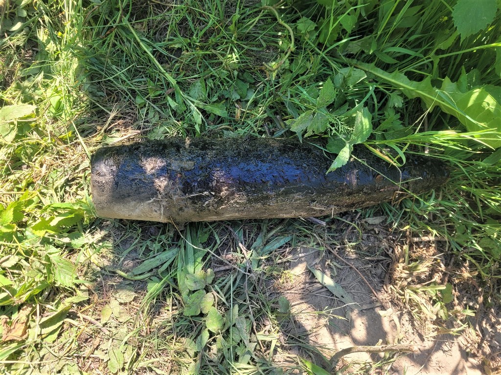 niewybuch z czasów II wojny światowej, gmina Chełmiec, Dąbrowa