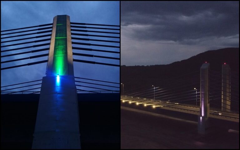 Nowy Sącz, Kurów. GDDKiA wyłącza ozdobne oświetlenia na mostach i wiaduktach