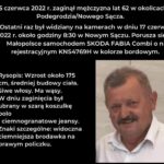 Zaginiony 62-latek, Podegrodzie, Nowy Sącz