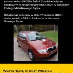 Zaginiony 62-latek, Podegrodzie, Nowy Sącz