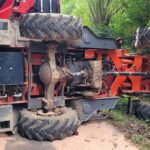 wypadek traktor Tęgoborze / Białawoda