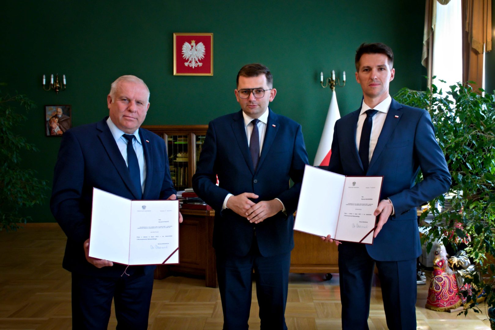 wicewojewoda Ryszard Pagacz,, Mateusz Małodziński